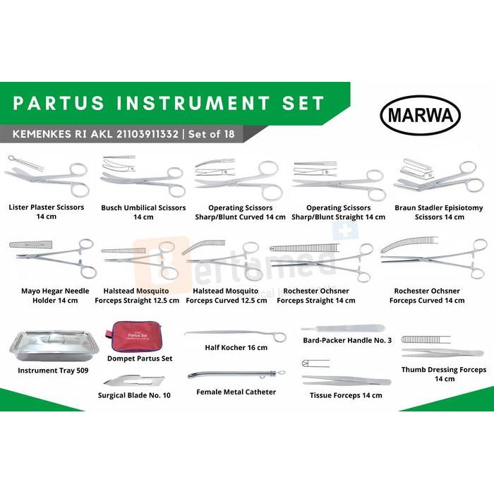 Jual MARWA PARTUS INSTRUMENT SET AKL / SET PRODESUR PARTUS | Shopee ...