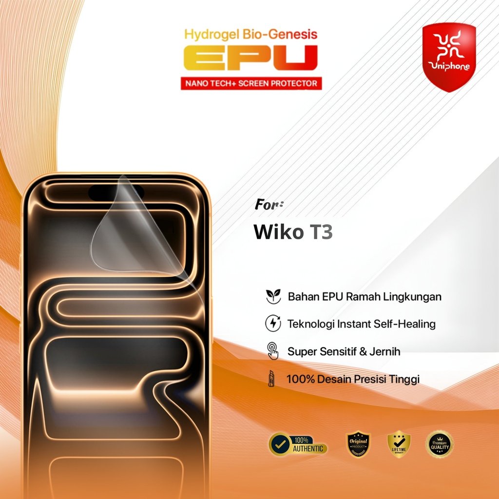 Jual UniPhon BIO-HYDRO EPU Hydrogel Pelindung Layar for Wiko T3 Top ...