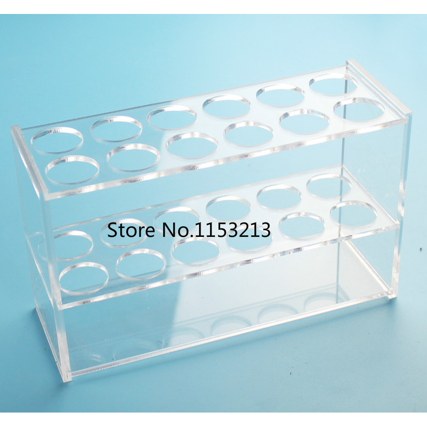 Jual 25ml*12-Holes organic glass Colorimetric tube rack 12 vents ...