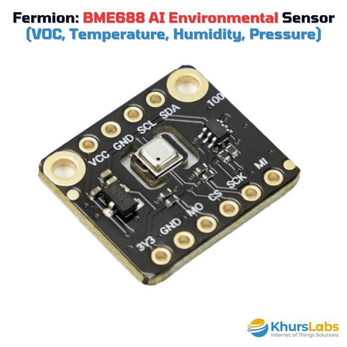 Jual Dfrobot Fermion Bme688 Ai Environmental Sensor (Voc, Temperature ...