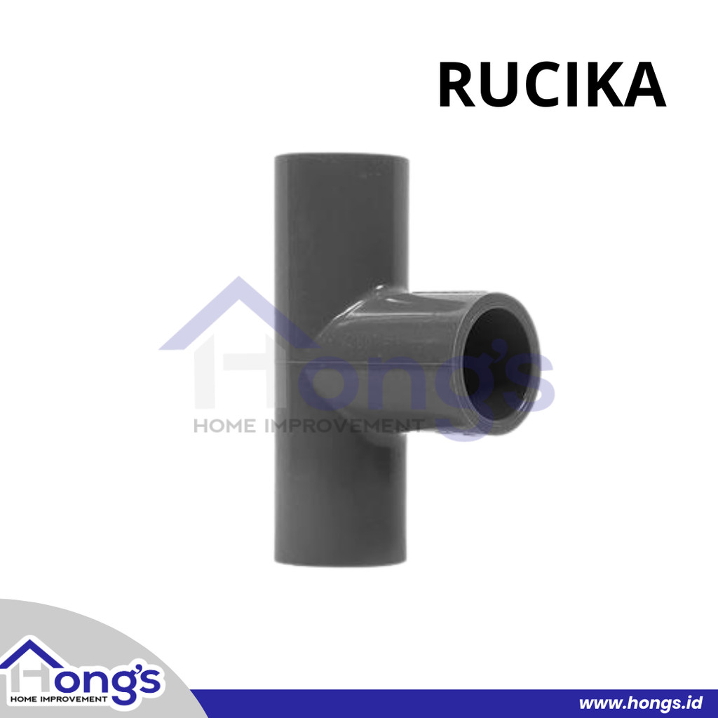 Jual Tee Rucika AW 2 1/2 Inch / T / Sambungan Tee Pvc AW 2 1/2 ...