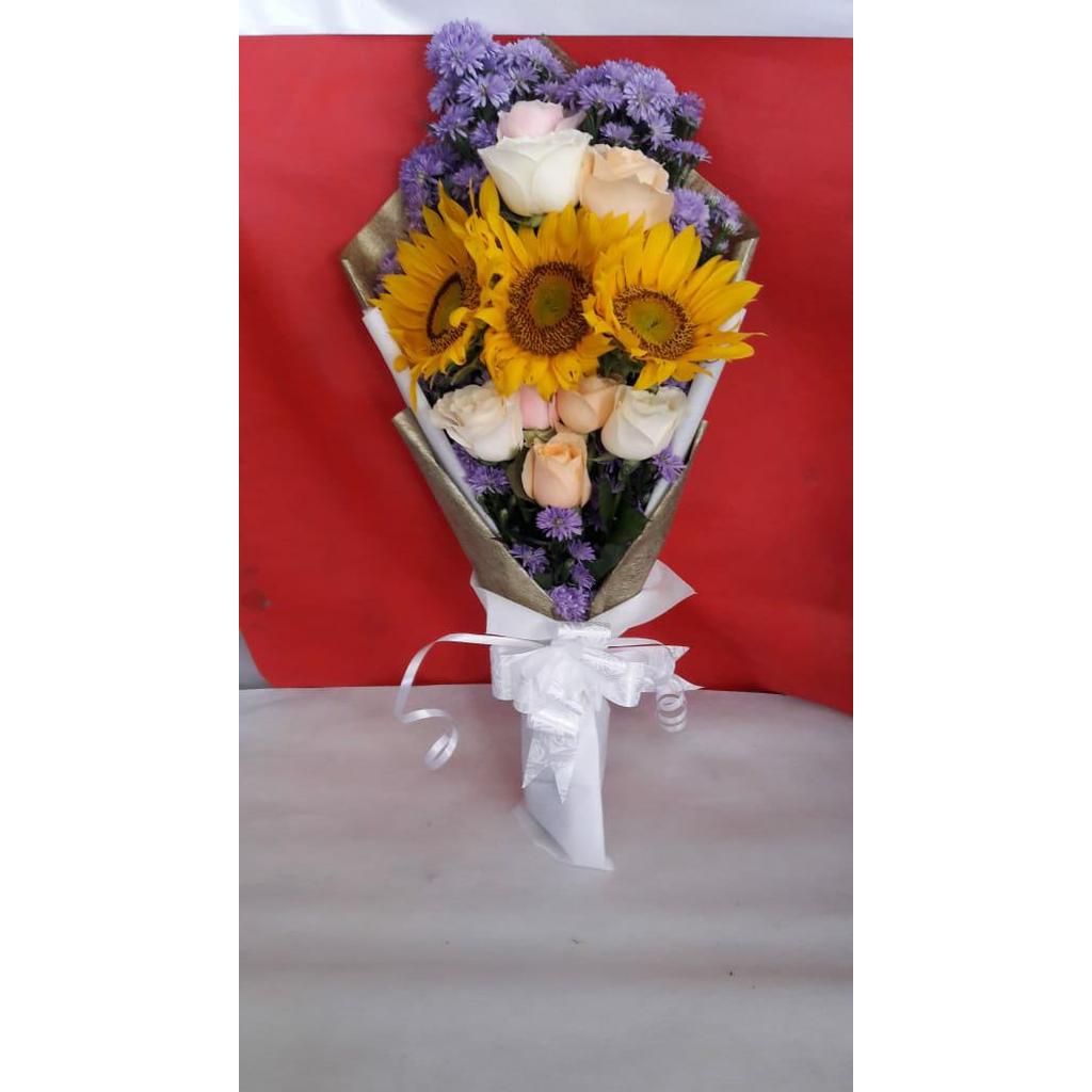 Jual Sun flowers Buket bunga matahari Bunga wisuda Buket bunga | Shopee ...