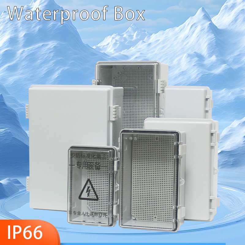 Jual IP66 Plastic Transparent Gray Waterproof Enclosure Safe Box for ...
