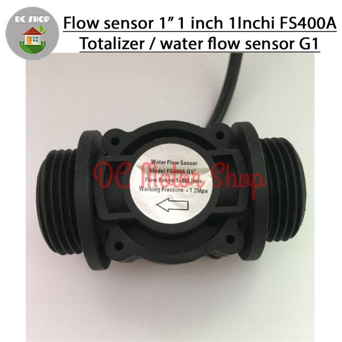 Jual Flow Sensor 1 1 Inch 1Inchi Fs400A Totalizer / Water Flow Sensor ...