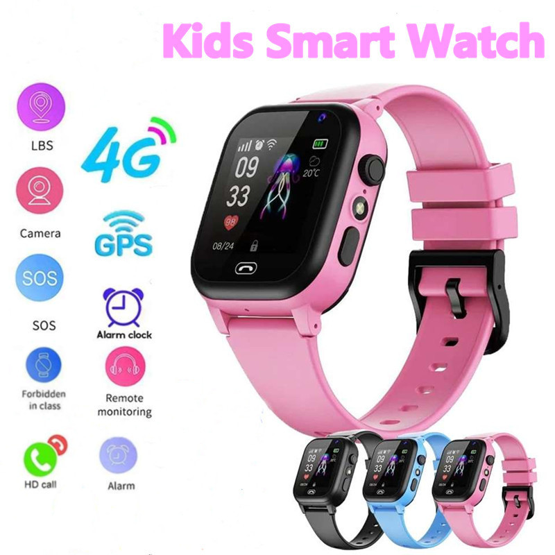 Jual Kids 4G Smart Watch SOS GPS Location Video Call Sim Card ...