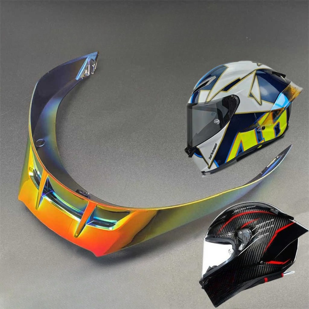 Jual Motorcycle Helmet Colorful Spoiler Motorbike Rear Wing Air Duct ...