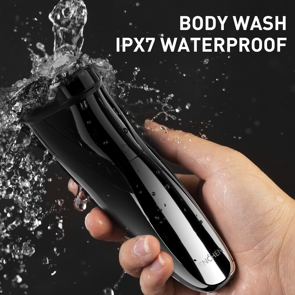 Jual ENCHEN Electric Shaver 3D Blackstone 3 IPX7 Waterproof Razor Wet ...