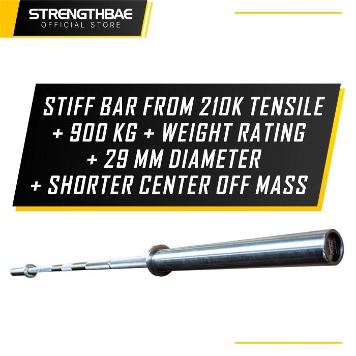 Jual Fire Bar STRENGTHBAE Power Bar Stiff Barbell Barbel SBD ...