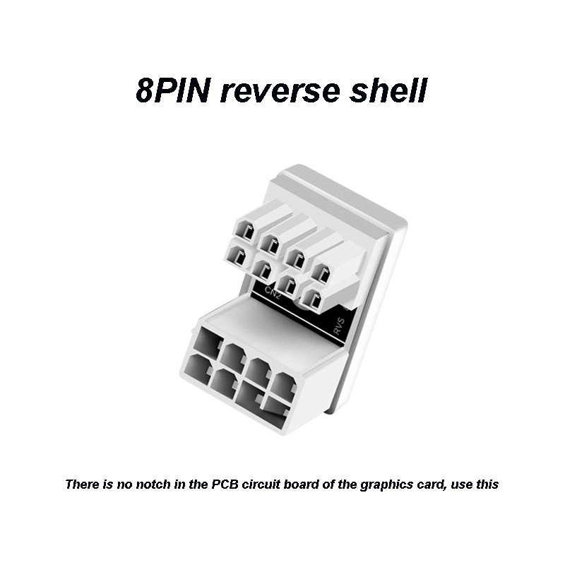 Jual Best ATX 180° White Box Graphic Card 8PIN Front Reverse Power ...
