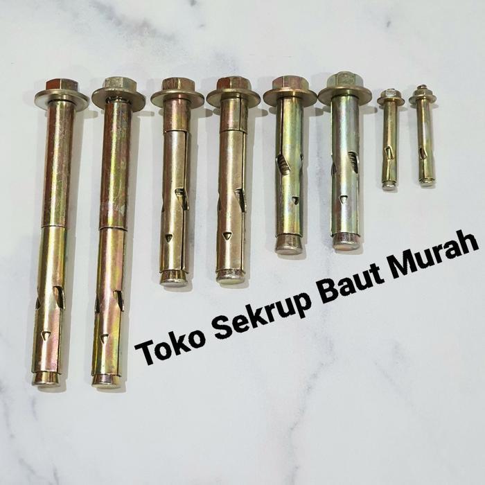 Jual Dynabolt 6x45 mm / Baut Dinabolt 6 x 45 / Dynabolt 6mm | Shopee ...