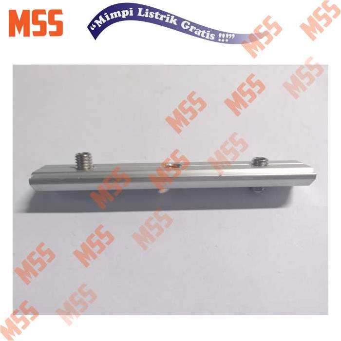 Jual PROMO Aluminium Rail Joiner for PV Mounting 5528, sambungan rel ...
