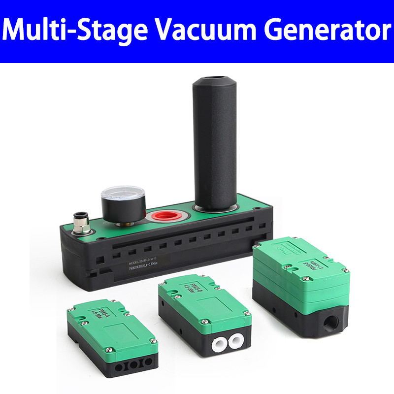 Jual Pneumatic Mini Multi stage Vacuum Generator Energy saving High ...