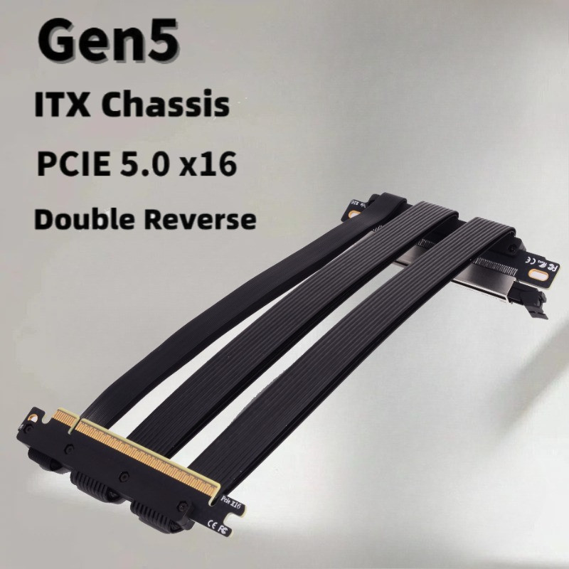 Jual Pci E Pcie 5.0 X16 Riser Cable [ Rtx5090 Rtx5080 Rtx4090 ] New ...