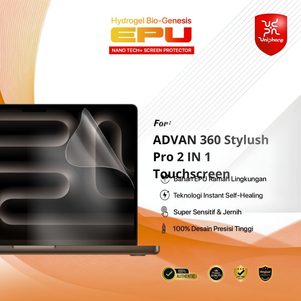 Jual UniPhon BIO-HYDRO EPU Hydrogel Pelindung Layar for ADVAN 360 ...