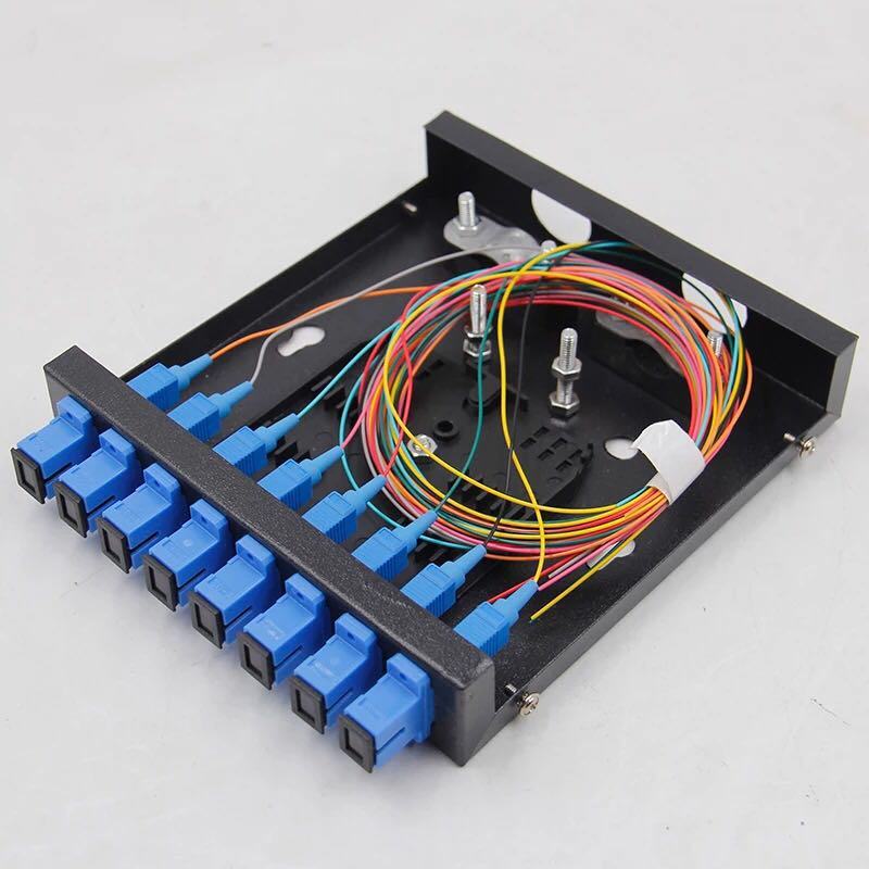 Jual 8 Ports CATV Fiber optical Patch Panel Fiber optic terminal box 8 ...
