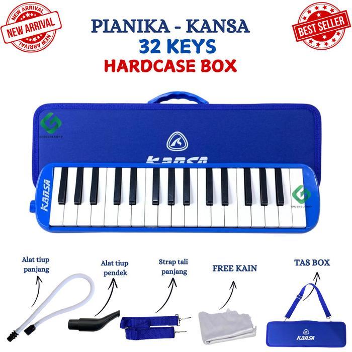 Jual ALAT MUSIK TIUP PIANIKA KANSA BOX 32 TUTS 32 KEYS SET ALAT MUSIK ...
