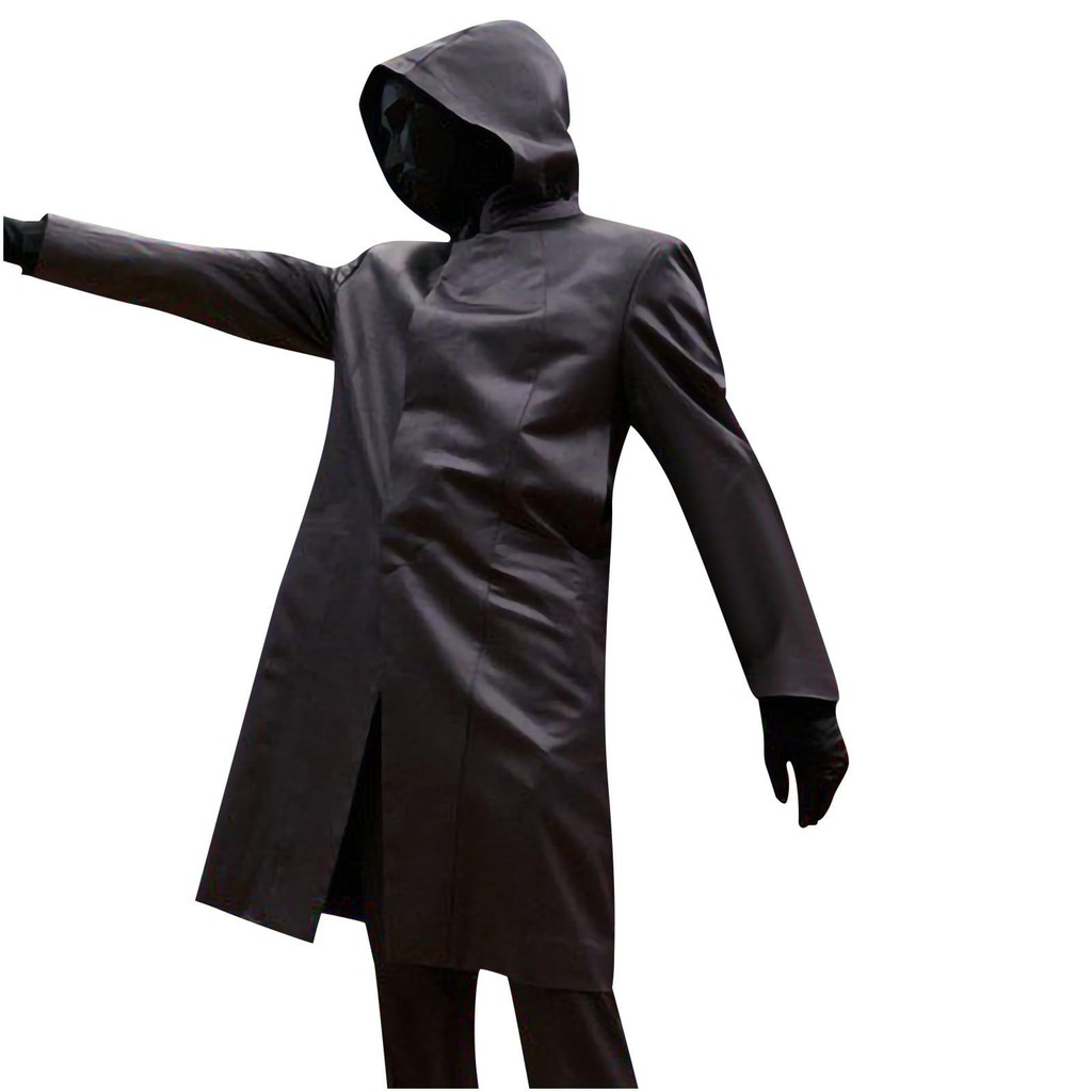 Jual Korean Game Cosplay Costume With Gloves Kids Black Jumuit Triangle ...