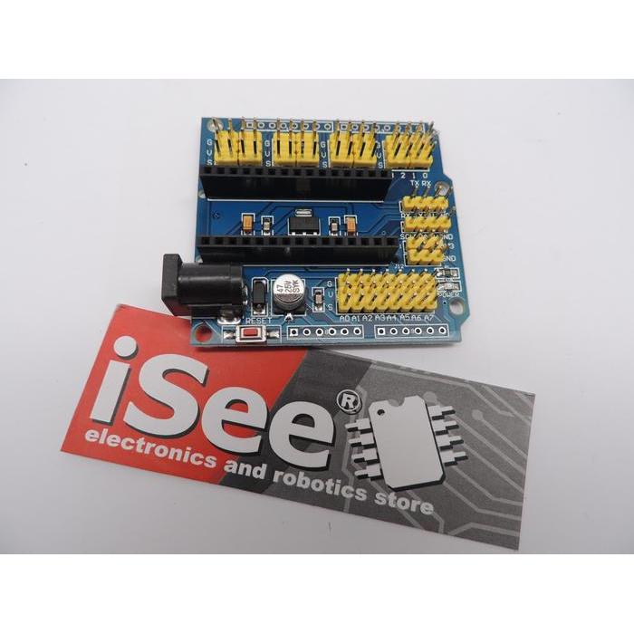 OSOYOO Nano IO Shield Breakout Board with GPIO Status LED, Terminal Expansion Holder for Arduino Nano