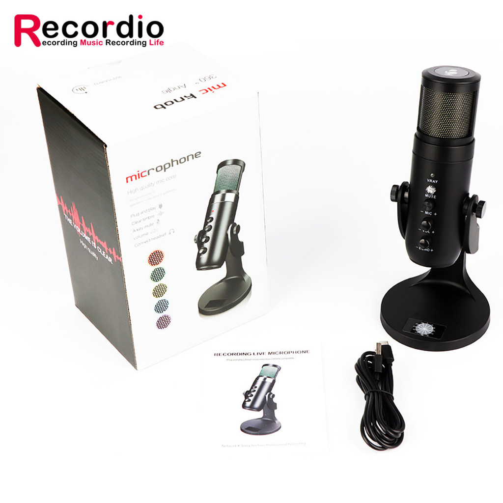 Jual GAM-ME950 Colorful RGB Gaming Microphones with LED Lamp USB Gaming ...