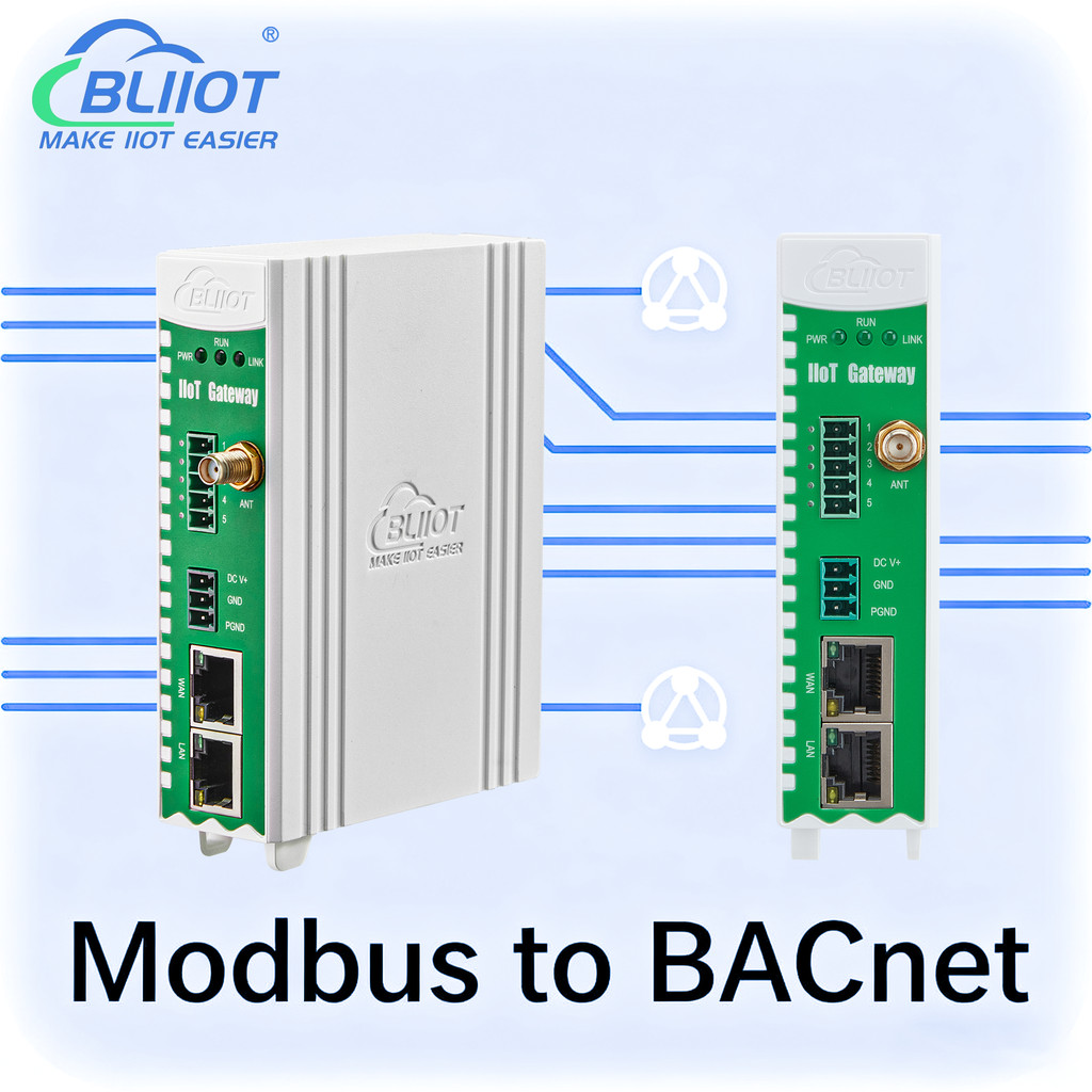 Jual BLIIOT Modbus to BACnet Converter BACnet Gateway Building ...