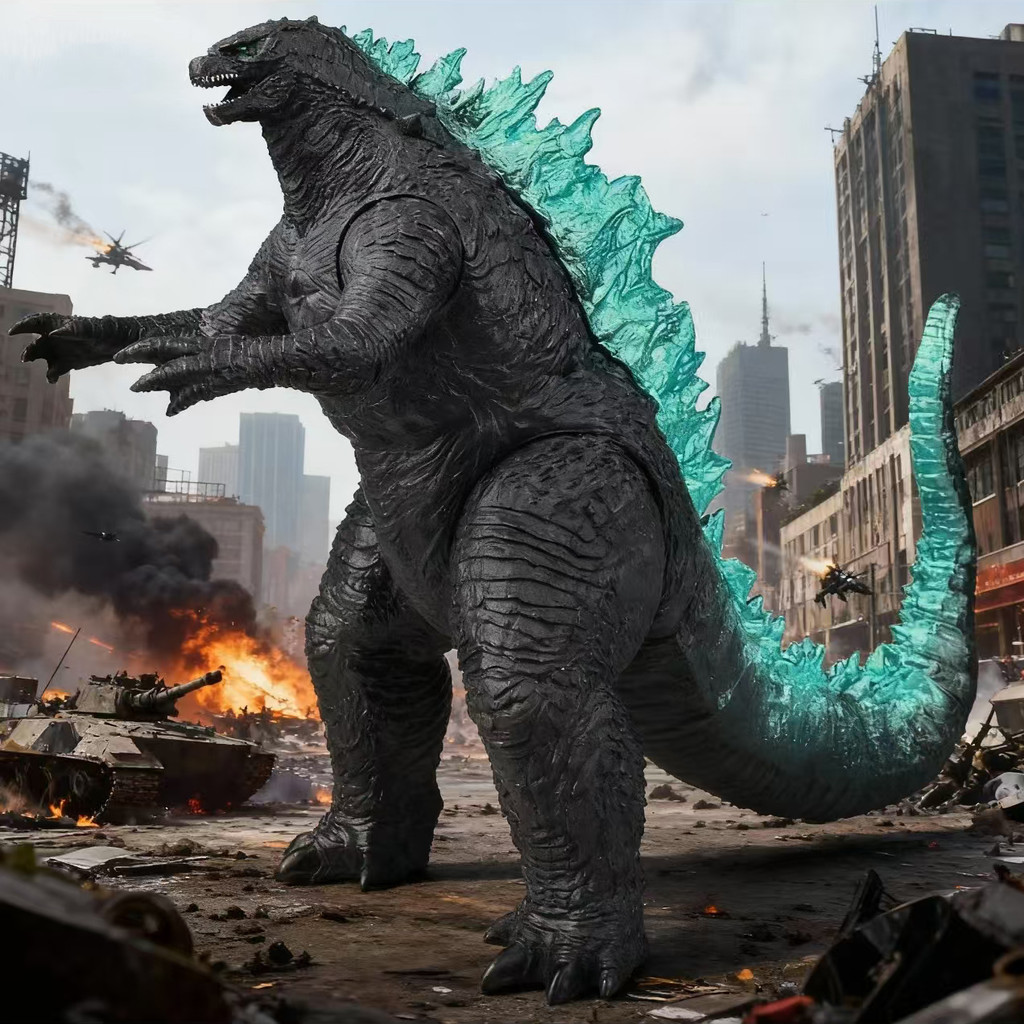 Jual Godzilla El Figma Soft Glue Movable Joints S Godzilla Figure King ...