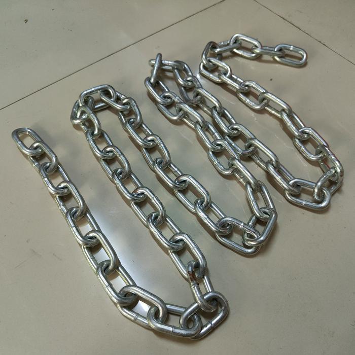Jual JMJ - Rantai Besi Galvanis 8 mm / Rante Besi Kilat Pagar Pembatas ...
