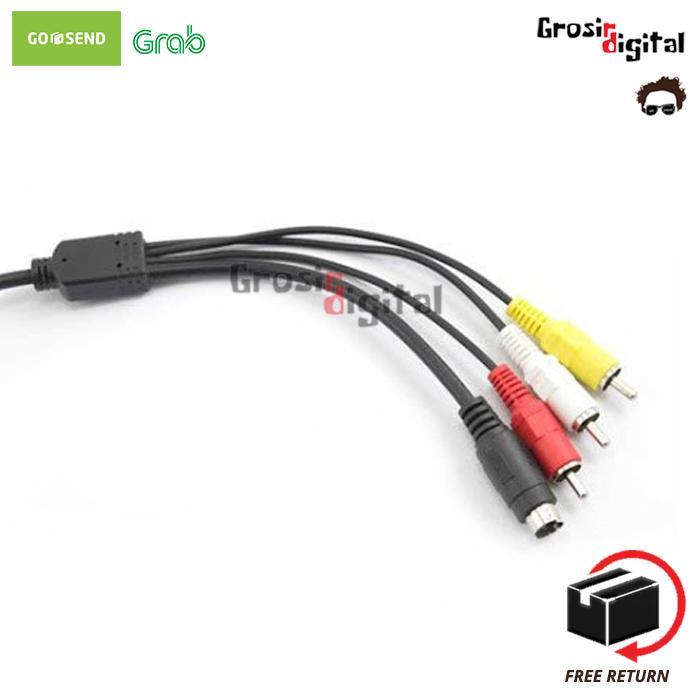 Cabo VMC-15MR2 de Audio, Video (AV) p/ Filmadoras Sony HDR-CX230 CX240 CX380 PJ230 e outras - KC Shop