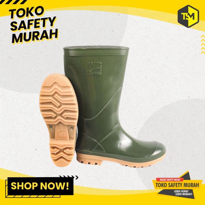 Jual Sepatu Safety Proyek Boot Karet AP ORCA ORIGINAL Tahan Anti Air ...