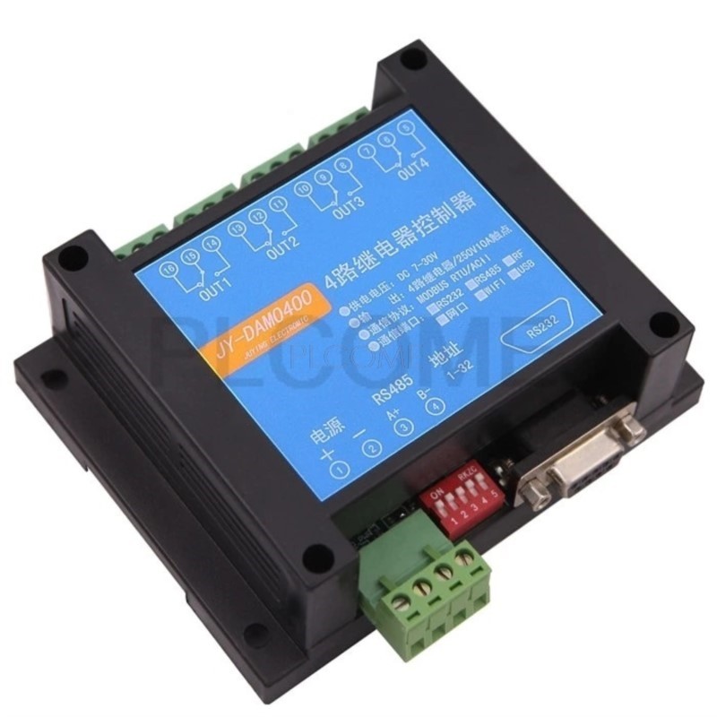 Jual 4 OUT RELAY CONTROLLER 4DO RS232 RS485 USB WIFI ETHERNET GPRS ...