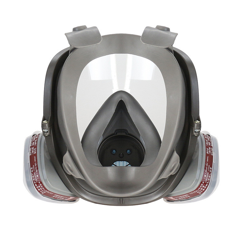Jual Gas Mask Full Face Mask Spray Paint Chemical Pesticide Full Face ...