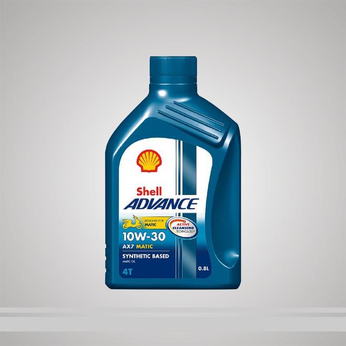 Jual Shell Oli Motor Shell AX7 10W30 Matic SN JASO MB Semi Synthetic ...
