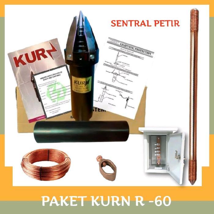 Jual Penangkal Petir Kurn R 60 +40mtr Kabel Bc50 Lengkap Tinggal Pasang ...