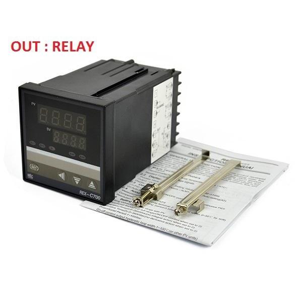 Jual Rex C-700 Digital Pid Temperature Controller Output Relay | Shopee ...