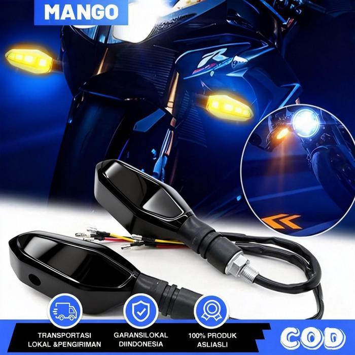 Jual Lampu Sein Led Motor Lampu Sein Led Sen Motor Universal 12V Dengan ...