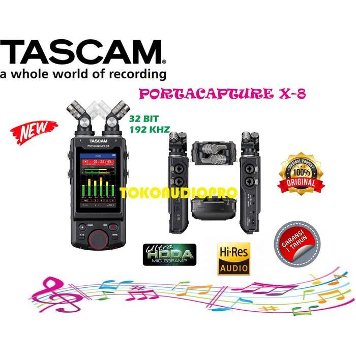 Jual Tascam Portacapture X8 High Resolution Adaptive Multi-Recorder X-8 ...