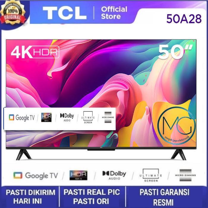 TCL 50A30 Smart TV 50 Inch Android 11 4k UHD HD Google TV MEMC AiPQ - 50A28 ONLY