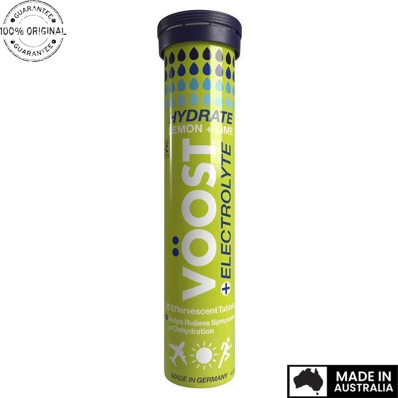Jual Aussie Original Voost Hydrate Lemon + Lime Effervescent Tablets 20 ...