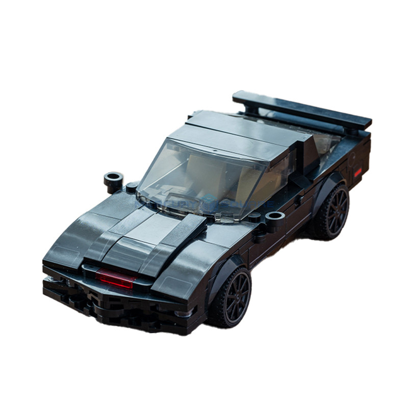 Jual Black Racing Car Knight Rider Firebird Building Blocks MOC JD083 ...