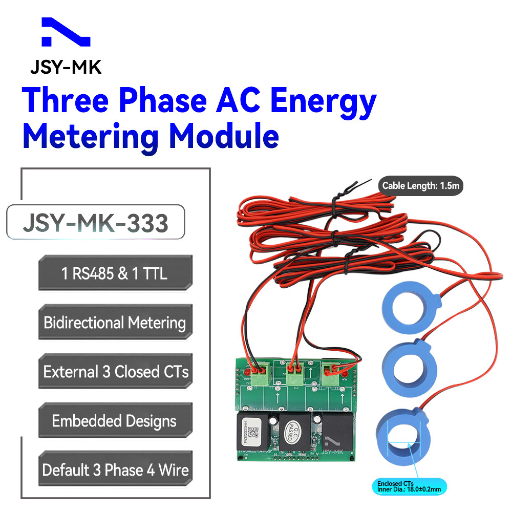 Jual JSY-MK-333 80A Bi-directional Energy Meter Module with Modbus-RTU ...