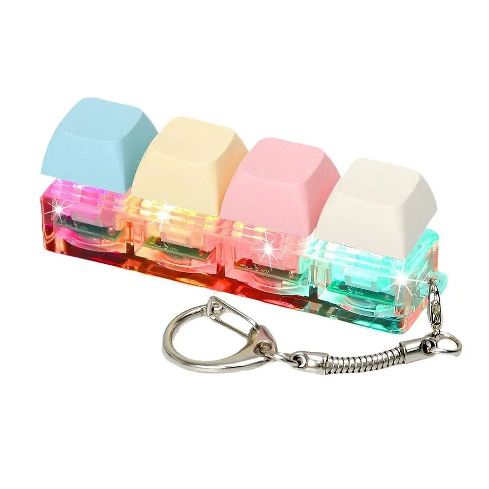 Jual Keyboard Decompression with LED Light Keyboard Clicker DIY ...