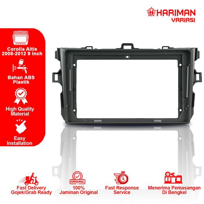 Jual Frame Headunit Android Toyota Corolla Altis 2008-2013 9 Inch ...