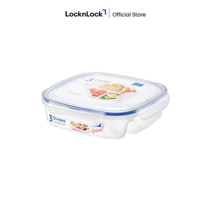 Jual LocknLock Kotak Makan Square Short Food Container with Divider 1 ...