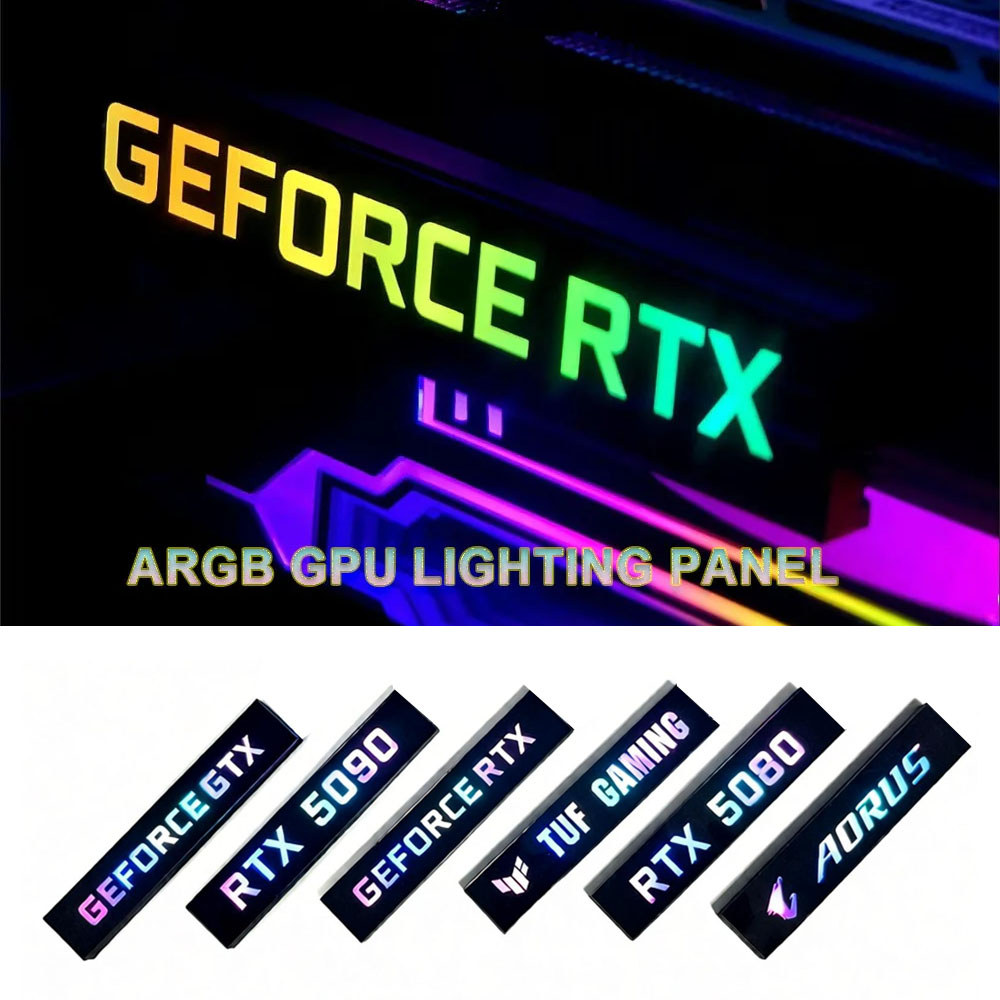 Jual Video Card Lighting Panel For RTX 5090 5080 4090,MOD GTX ROG ...