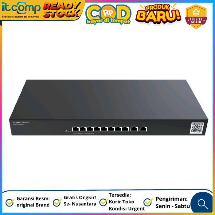 Jual Ruijie RG-EG310GH-E 10 Port High Gigabit 64 Tunnel VPN Managed ...