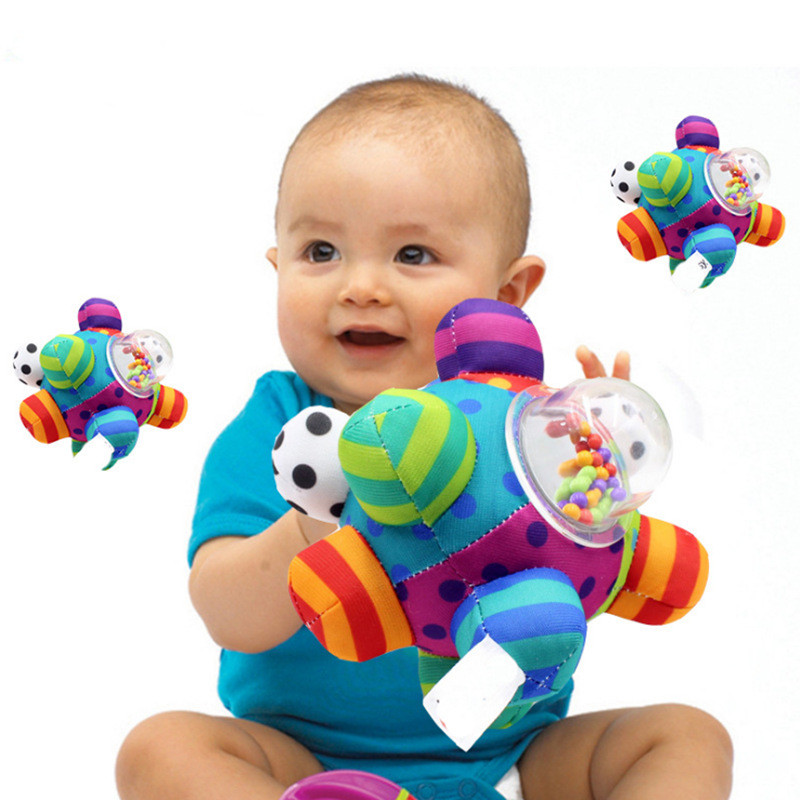 Jual Ball Rattles Toddlers Sensory Bell Toys Cognitive Developmental ...