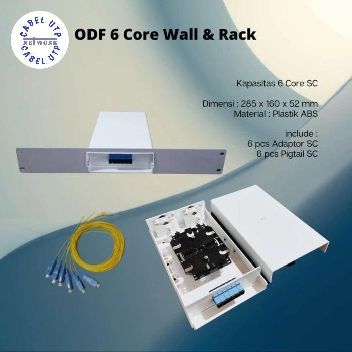 Jual Odf/Otb Rackmount 6Core Sc Singlemode Komplit Adapter+Pigtail ...