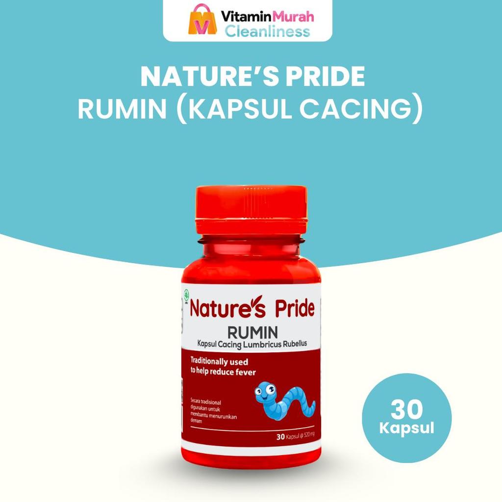 Jual RUMIN KAPSUL CACING ISI 30 & 100 KAPSUL Dewasa | Shopee Indonesia