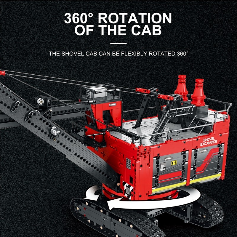 Jual Technical Front Shovel Rope Excavator Car Building Blocks The APP ...