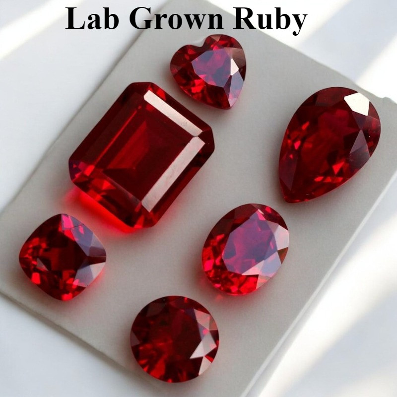 Jual Lab Grown Ruby Pigeon Blood Red Color For Jewelry Diy Making Main ...