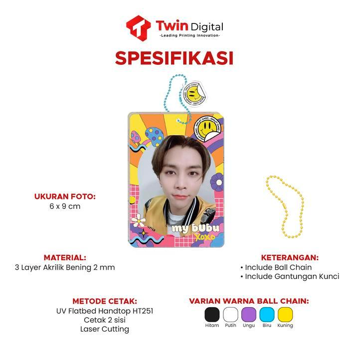 Jual Custom Poca Frame Photocard Holder Akrilik 2 Sisi + Gantungan ...